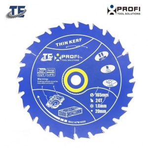 165mm x 24 Tooth Blade - Thin Kerf 1.6mm Professional Quality