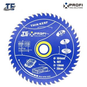 184mm x 40 Tooth Blade - Thin Kerf 1.6mm Professional Quality